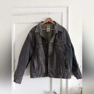 Men's Carhartt fleece lined jacket, size xl